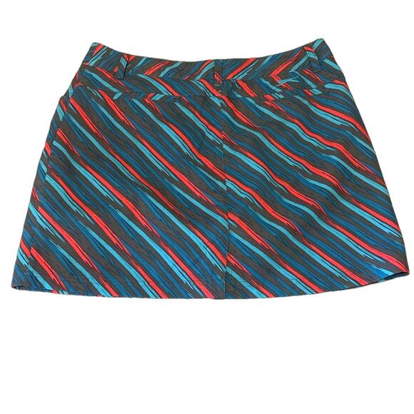 Slazenger Skort Women 6 Blue Golf Tennis Pickleball Performance Activewear Skirt - Picture 2 of 5